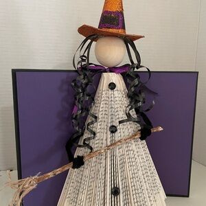 I make these books by hand. This is an adorable witch book.